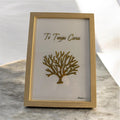 Cadre « Ti Tengu Cara « strass or 21*30